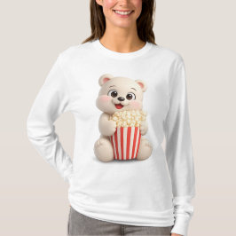 Liebenswerter und süßer Teddybär-Design T-Shirt