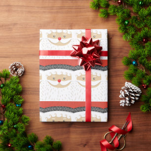 Liebenswerter Weihnachtsmann-Feiertag Weihnachten Geschenkpapier