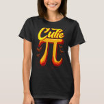 Liebenswürdig Cutie Pi Mathematics Pie Symbol Pun  T-Shirt<br><div class="desc">Adorable Süsse Pi Mathematics Pie Symbol Pun Pi Tag 2023 2</div>