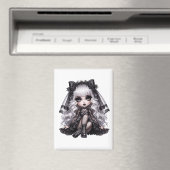 Liebenswürdig mit einer dunklen Seite Gothic Süße Magnet (In Situ (Geschirrspüler))