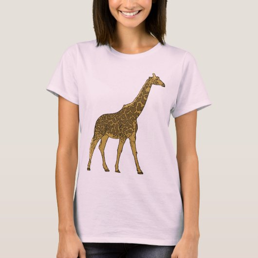 Liebenswürdige Giraffe T-Shirt (Vorderseite)