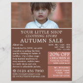 Liebenswürdige Girl, Children's Clothing Store Adv Flyer (Vorne)