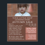 Liebenswürdige Girl, Children's Clothing Store Adv Flyer<br><div class="desc">Süße Girl,  Children's Clothing Store Advertising Flyers By The Business Card Store.</div>
