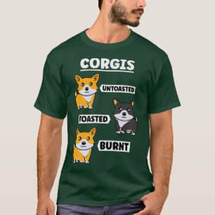 Liebenswürdiger Corgi Burnt Toast Tshirts For Dog
