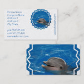 Liebenswürdiger Delphin Visitenkarte (Vorne/Hinten)