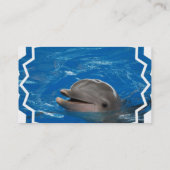Liebenswürdiger Delphin Visitenkarte (Rückseite)