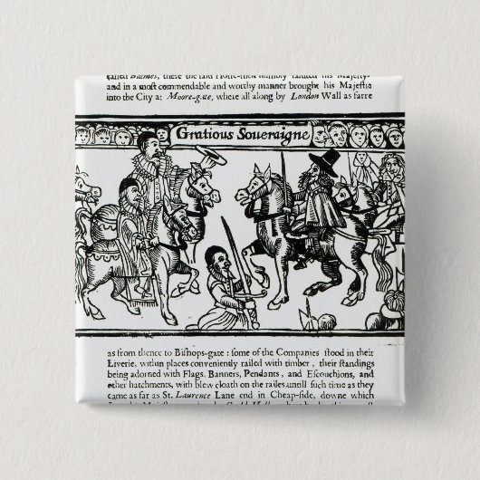 Liebenswürdiger Sovereign, c.1631 Button (Vorderseite)