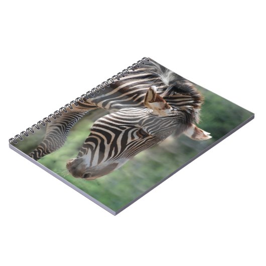 Liebenswürdiger Zebra Notizblock (Linke Seite)