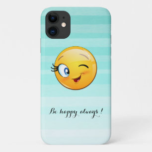 Liebenswürdiger zwinkernd Smiley Gesicht - Sei imm Case-Mate iPhone Hülle