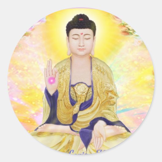 Liebenswürdigkeit Runder Aufkleber (Vorderseite)