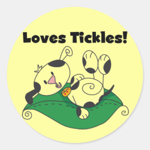 Liebentickles-T - Shirts und Geschenke Runder Aufkleber
