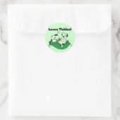 Liebentickles-T - Shirts und Geschenke Runder Aufkleber (Tasche)