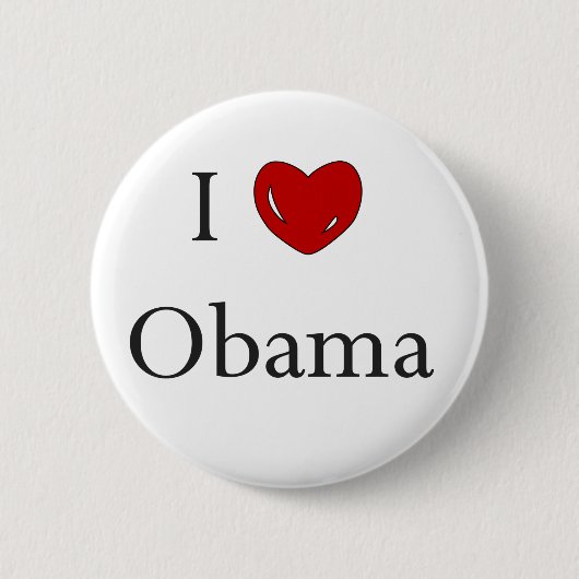 Liebeobama-Knopf Button (Vorderseite)