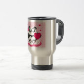 Liebepanda von der Kreis-Reihe Reisebecher (VorderseiteRechts)