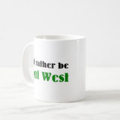 lieber aus dem Westen Kaffeetasse (Vorderseite Links)