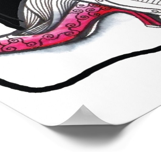 Lieber Bandoneon Tango Poster (Ecke)