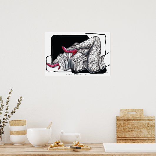 Lieber Bandoneon Tango Poster (Küche)