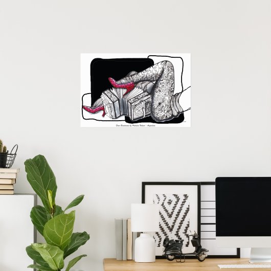 Lieber Bandoneon Tango Poster (Heimbüro)