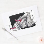 Lieber Bandoneon Tango Rechteckiger Aufkleber (Umschlag)