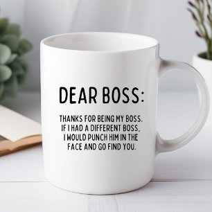 Lieber Boss Lustiger Bürotasse Tasse