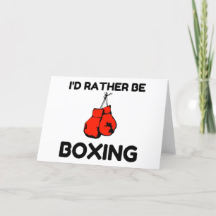 LIEBER BOXEN FEIERTAGSKARTE