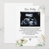 Lieber Daddy, eine Botschaft von Kleiner Feiertagskarte (Vorne/Hinten)