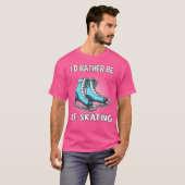 Lieber Eislaufen Eislaufen T-Shirt (Vorne ganz)