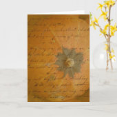 Lieber Freund Karte (Gelbe Blume)
