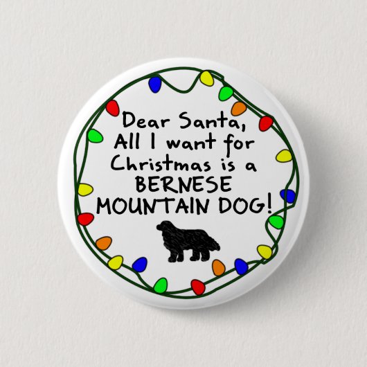 Lieber Gebirgshund Sankt Bernese Button (Vorderseite)