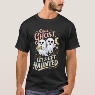 Lieber Geist, lass uns gruselig werden Lustiger gr T-Shirt