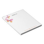 Lieber Gott, erleuchte was dunkles Butterfly Notep Notizblock (angewinkelt)