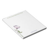 Lieber Gott, hilf mir, floraler Notepad Notizblock (angewinkelt)