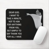Lieber Gott Mousepad (Mit Mouse)