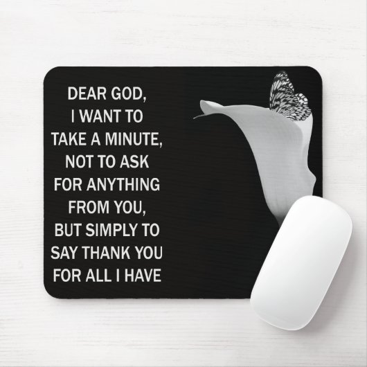 Lieber Gott Mousepad (Mit Mouse)