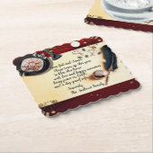 Lieber Gott und Weihnachtsweihnachtsgebäck Untersetzer (angewinkelt)