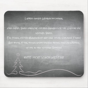 Lieber guter Weihnachtsmann Mousepad