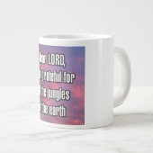 Lieber HERR, ich bin dankbar für all die... Tasse (Vorderseite Rechts)