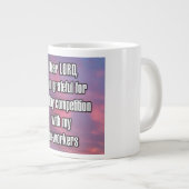 Lieber Herr, ich bin dankbar für gesunde... Tasse (Vorderseite Rechts)