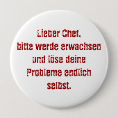 "Lieber Koch, bitte." Button (Vorderseite)