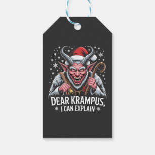 Lieber Krampus Ich kann Weihnachten Weihnachten er Geschenkanhänger