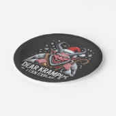 Lieber Krampus Ich kann Weihnachten Weihnachten er Pappteller (Schrägansicht)