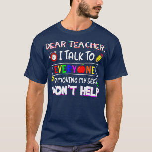 Lieber Lehrer, ich spreche mit jedem, der seinen P T-Shirt