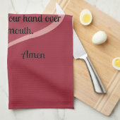 Lieber Lord Keep Your Arm Around… Geschirrtuch (Viertel Falte)