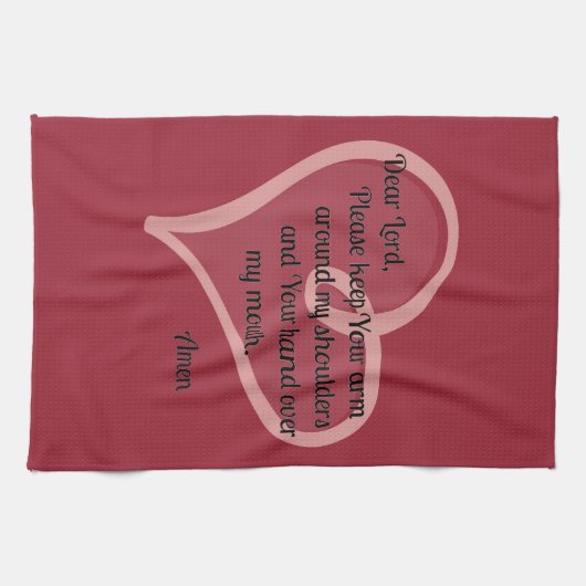 Lieber Lord Keep Your Arm Around… Geschirrtuch (Horizontal)