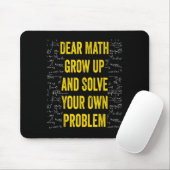 Lieber Mathematik löst Ihr eigenes Problem witzige Mousepad (Mit Mouse)