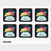 Lieber meinen Dumbrella, ist es Hübsch dumm Quadratischer Aufkleber (Blatt)