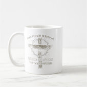 Lieber Mensch hinter mir braucht Gebet Gestochen m Kaffeetasse (Links)