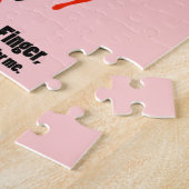 Lieber Mittelfinger Puzzle (Seite)