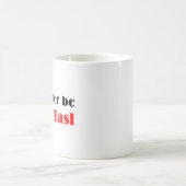 lieber nach Osten Kaffeetasse (Mittel)