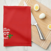 Lieber nicht geben lustige Weihnachts-Sprichwort R Geschirrtuch (Viertel Falte)